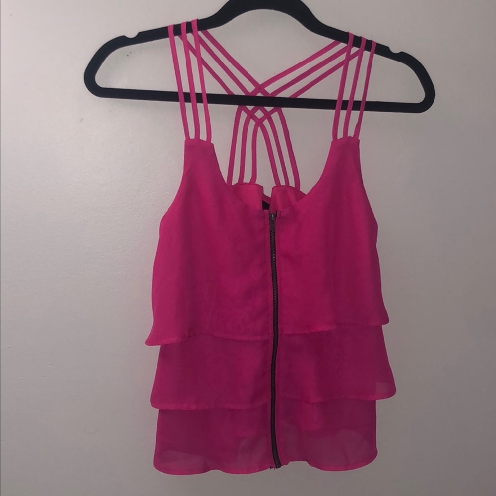 Pink tank top